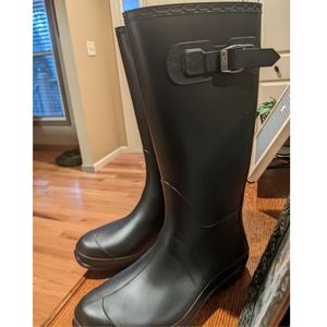 NEW Kamik Women's Waterproof Rain Boots Black Size 8
